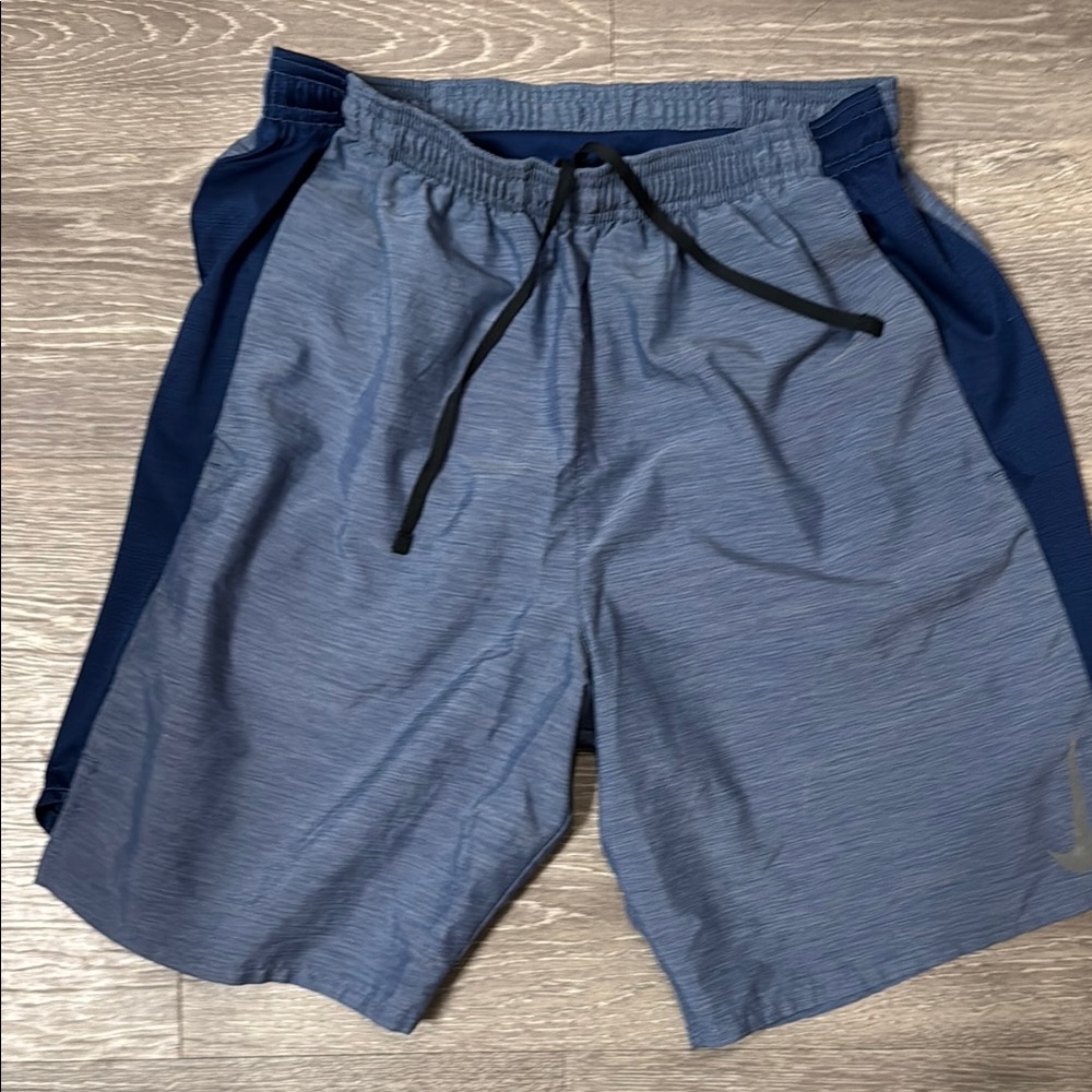 Nike Blue Athletic Shorts Lightweight Breathable